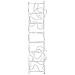 Figura Pieghevole Babbo Natale su Scala con 552 LED 50x200 cm - Foto miniatura 4