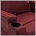 Poltrona Alzapersona Rosso Vino Similpelle - Foto miniatura 7