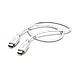 Hama 00201592 Cavo Usb Usb 2.0 1,5 M Usb C Bianco (hama Usb-c To Usb-c Quick Charging Cable, Usb 2.0, 1.5 Metre, White) - Foto miniatura 2