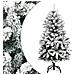 Albero Natale Artificiale Incernierato Con Neve Fioccata 120 Cm - Foto miniatura 1