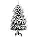 Albero Natale Artificiale Incernierato Con Neve Fioccata 120 Cm - Foto miniatura 2