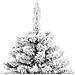 Albero Natale Artificiale Incernierato Con Neve Fioccata 120 Cm - Foto miniatura 7