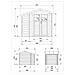 Casetta Da Giardino In Legno Per Esterni Con Legnaia Con Serratura Di Alta Qualità- L206xl272xa218 Cm / 3,53 M2 + 0,97 M2 - Piccola Casetta In Legno - Foto miniatura 3