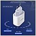 Caricabatterie Rapido A Filo Ksc-500 Heli 20w Qc3.0 Pd Type-c Bianco - Foto miniatura 5