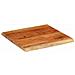 Piano Tavolo 60x60x3,8 Cm Quadrata Legno Acacia Bordi Vivi - Foto miniatura 2