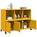 Credenza Giallo Senape 100,5x39x72 cm in Acciaio - Foto miniatura 3