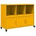 Credenza Giallo Senape 100,5x39x72 cm in Acciaio - Foto miniatura 1