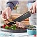 Set Coltelli 6 Pezzi Con Lame Acciaio Inox E Supporto, Nero - Foto miniatura 2