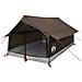 Tenda da Campeggio per 2 Persone Marrone Impermeabile - Foto miniatura 4