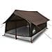 Tenda da Campeggio per 2 Persone Marrone Impermeabile - Foto miniatura 1