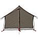 Tenda da Campeggio per 2 Persone Marrone Impermeabile - Foto miniatura 7