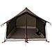 Tenda da Campeggio per 2 Persone Marrone Impermeabile - Foto miniatura 6