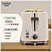 Skt1178wht Elegance Tostapane 2 Fette + Bollitore 1,7l+ Macchina Caffè Americano 10 Tazze Bianco - Foto miniatura 5