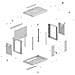 Lanberg WF03-5306-10S, Da parete, 6U, 60 kg, Lucchetti, Griglie, 11,3 kg - Foto miniatura 8
