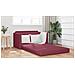 Divano letto piso 2 in 1 rosso vino 124x71x78 cm stoffa - Foto miniatura 4