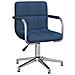 Sedia da Ufficio Girevole Blu in Tessuto - Foto miniatura 1