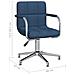 Sedia da Ufficio Girevole Blu in Tessuto - Foto miniatura 8