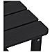 Set da Giardino in 3 Pezzi Nero HDPE, Sedia Adirondack  Nera 74x82x91 cm HDPE, Tavolino laterale Adirondack  Nero 38x38x45 cm HDPE - Foto miniatura 9