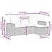 Set Divano da Giardino 4pz con Cuscini Grigio Chiaro Polyrattan - Foto miniatura 4