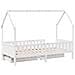 Giroletto per Bambini con Cassetti 90x190cm Legno Massello Pino - Foto miniatura 8