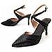 Scarpa Con Tacco Festshoe Nera Nero Materiale Sintetico - Foto miniatura 1