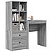 Scrivania con storage Grey Sonoma Legno ingegnerizzato - Foto miniatura 3