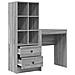 Scrivania con storage Grey Sonoma Legno ingegnerizzato - Foto miniatura 6