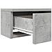 Cassetti per Letto  Grigio Cemento 200x36,5x16,5 cm Legno ingegnerizzato - Foto miniatura 9