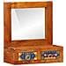 Armadio da Parete 40x20x50 cm Legno Massello di Acacia - Foto miniatura 7