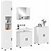 Set di mobili per il bagno 4 pcs Bianco lucido 61 x 35 x 64 cm - Foto miniatura 3