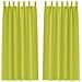 Tende con tende 2 pcs Mela verde 260x140cm Poliestere - Foto miniatura 1