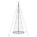 Albero di Natale LED Multicolore 138.5 x 138.5 x 399 cm Metallo - Foto miniatura 1