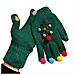 Guanti Invernali Con Albero Di Natale, Carini E Creativi A Cinque Dita Green - Foto miniatura 1