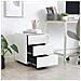 Armadio portadocumenti con cassetti con serratura - Bianco OFC63WT - Foto miniatura 5