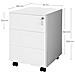 Armadio portadocumenti con cassetti con serratura - Bianco OFC63WT - Foto miniatura 4