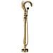 Rubinetto per vasca da bagno indipendente, Blackswan, tipo M78 Lebada, modello oro lucido, misura 110 cm - Foto miniatura 1