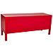 Mobile Base In Legno Rosso 120x40x50h - Foto miniatura 4