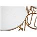 Coppia Tavolinetti Tory Marble In Ferro Dorato E Marmo Artificiale - Ø 46 E 39 Cm - Foto miniatura 4