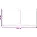 Telo per polvere con nastro adesivo 6 pcs 240 x 2000 cm HDPE - Foto miniatura 7