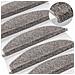 Tappetini per scale autoadesivi Semicircolare 15 pcs Grigio - Foto miniatura 2