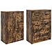 Set di armadi 2 pcs Rovere Fumo 66 x 34,5 x 87 cm - Foto miniatura 3
