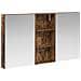 Set di Armadi da Bagno con porta 3 pcs 110 x 10,5 x 60,5 cm - Foto miniatura 1