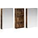 Set di Armadi da Bagno con porta 3 pcs 110 x 10,5 x 60,5 cm - Foto miniatura 5