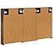Set di Armadi da Bagno con porta 3 pcs 110 x 10,5 x 60,5 cm - Foto miniatura 9