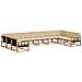 Set di divani da esterno con cuscino 10 pcs Bianco e Beige - Foto miniatura 1