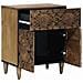 Mobiletto da Letto con cassetto Marrone 50 x 33 x 60 cm - Foto miniatura 2