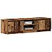 Mobile TV Legno Antico 140x40x36 cm in Legno Multistrato - Foto miniatura 2