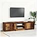 Mobile TV Legno Antico 140x40x36 cm in Legno Multistrato - Foto miniatura 3