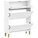 Mobile per scarpe ARNHEM 78 x 24 x 103 cm Legno ingegnerizzato - Foto miniatura 3