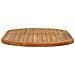 Piano del tavolo Ovale Legno di teak solido Naturale - Foto miniatura 4